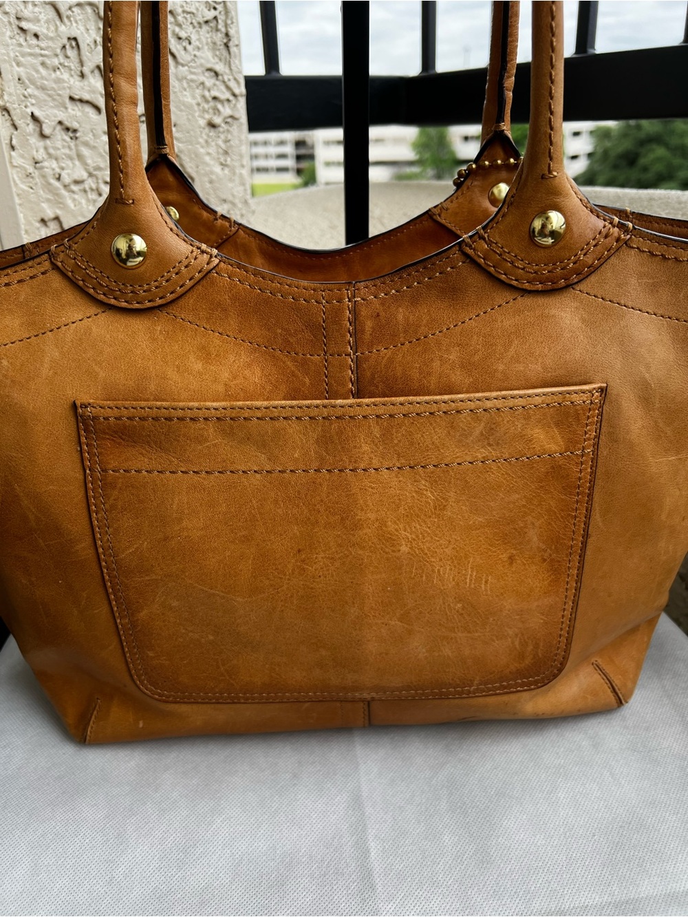Coach legacy Bleecker Tan Leather Tote Bag - Classic Carryall - Picture 3 of 11